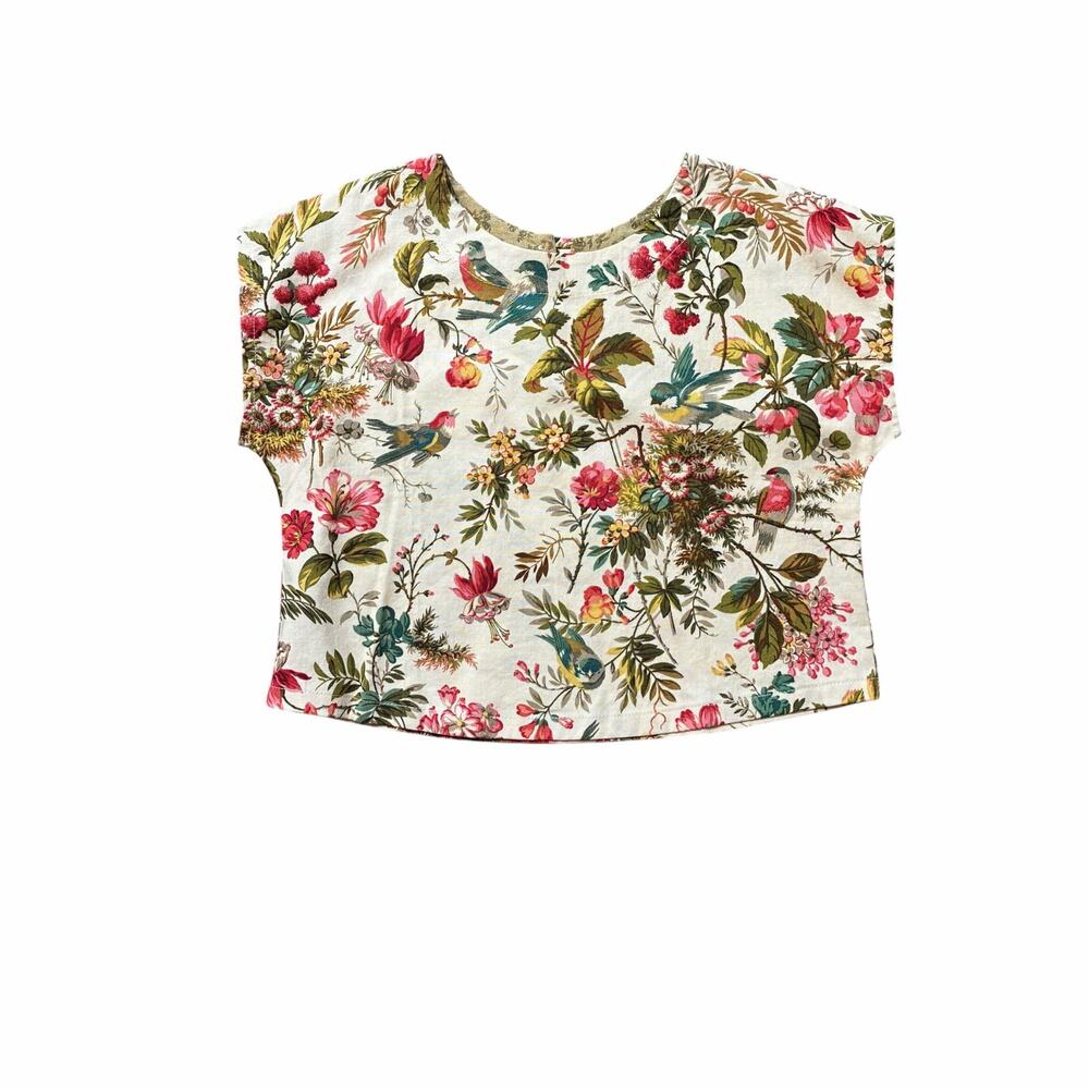 Handmade Floral Bird Top *read for sizing*